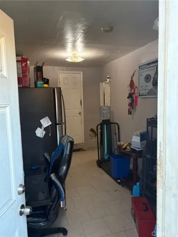 Part of garage conversion