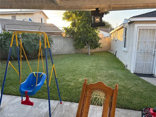 Part of back yard