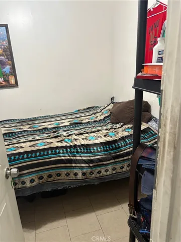 bedroom in garage