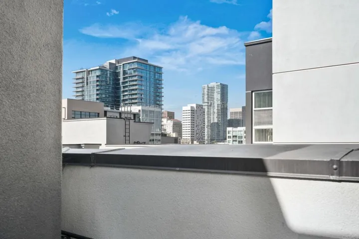 Private terrace off loft