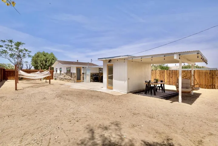 Backyard-looking at house