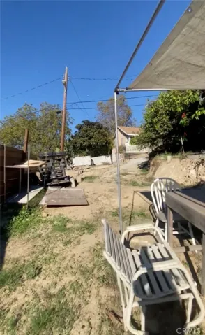 Facing toward the street