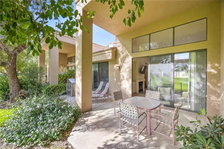 Looking into the back patio