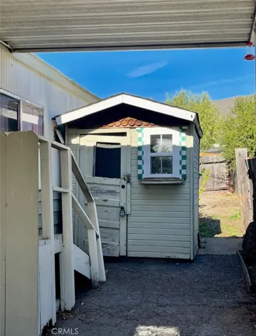 Shed from carport