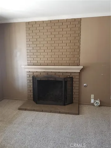 Fireplace in living room