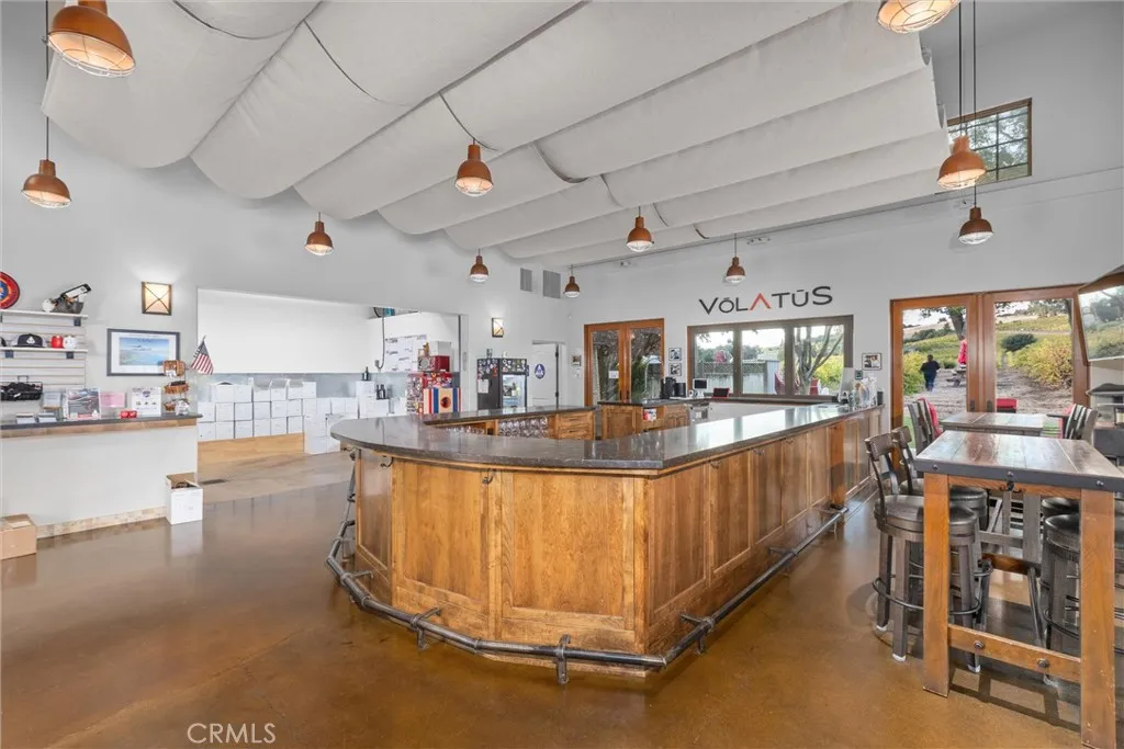 Interior of tasting room