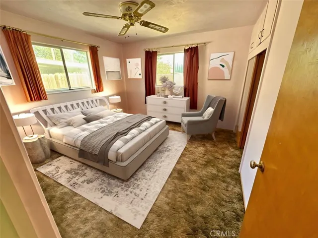 bed  2 staged