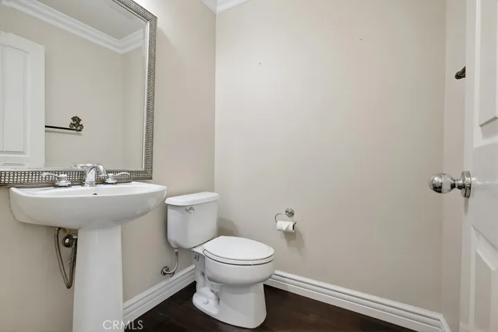 Downstairs 1/2 Bathroom near guestroom