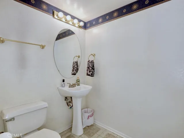 half bath downstairs