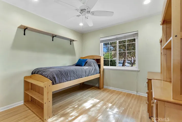 2 Additional Light-Filled Bedrooms
Smooth ceilings
Crown molding
Ceiling fan
LED recessed lights
Ample closet space
Rich hardwood floors