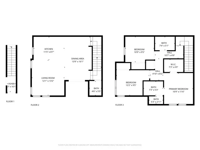 Floor Plan three levels