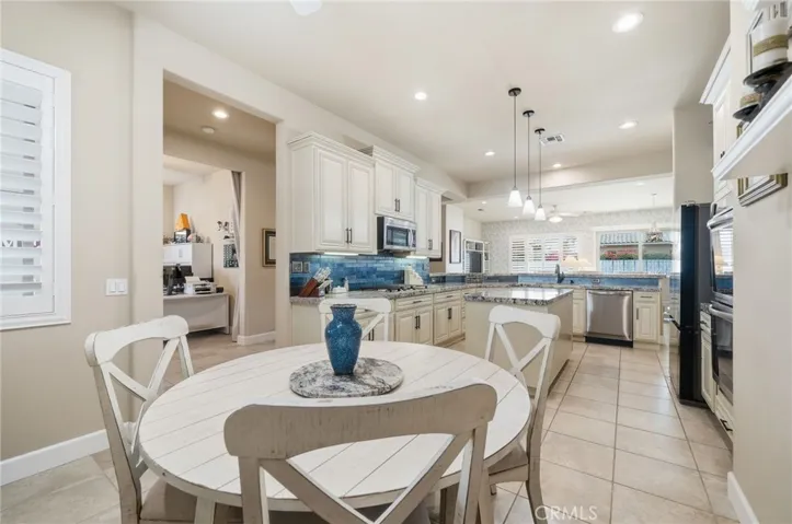 Open Concept Kitchen Flows into the Family Room
