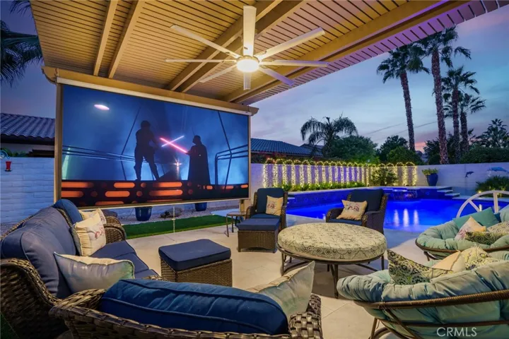 Retractable Big Screen for Entertainment