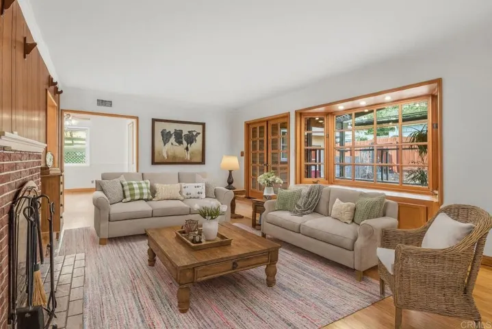 Virtually Staged Living Room