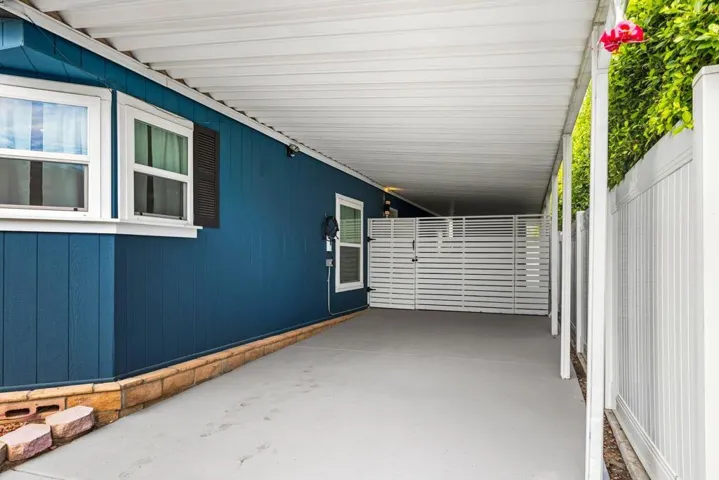 Carport with Level 2 charger