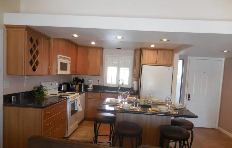 Kitchen View from Sofa