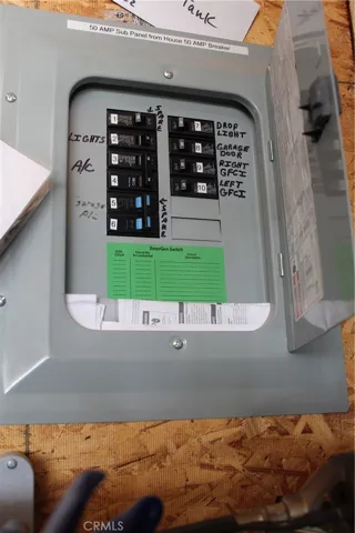 Garage sub panel