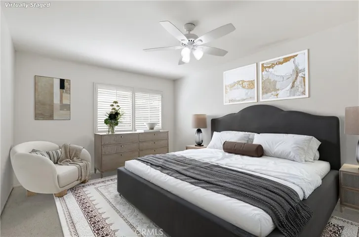 Master Bedroom virtually staged