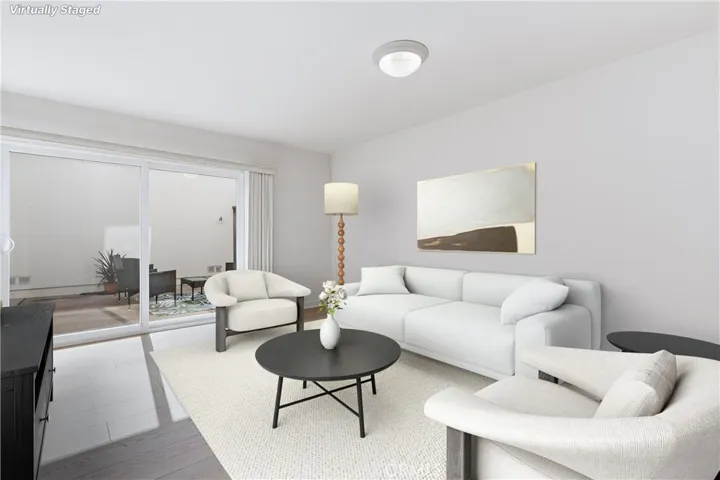 Family Room virtually staged