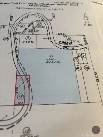 20+ acre plot map