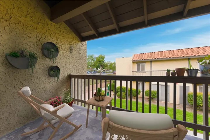 Balcony - Virtually Staged.