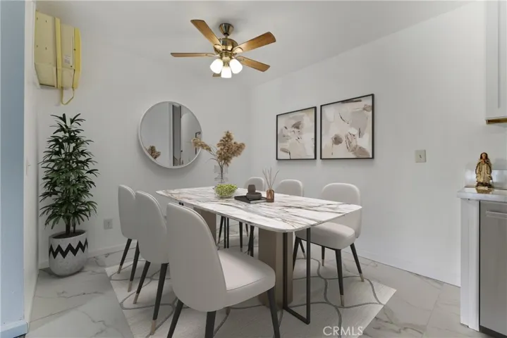 Dining Table - Virtually Staged.