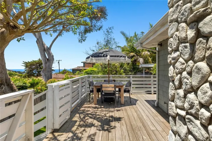 Wrap around deck for outside entertaining