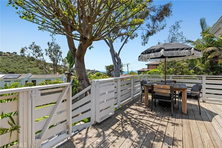 Ocean views multiple areas of the property including outside deck