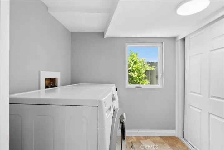 Interior laundry room