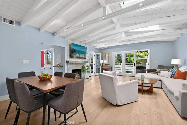 Living and dining space