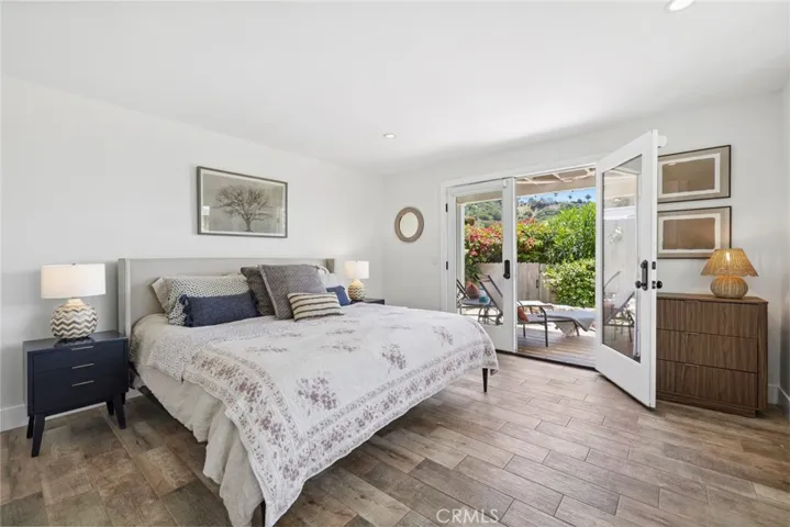 Secondary bedroom with private outdoor space