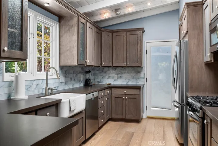 Kitchen with new appliances