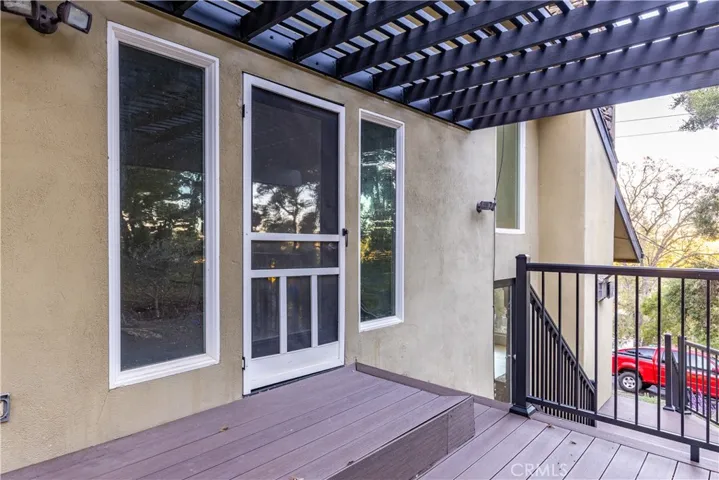 Primary bedroom deck