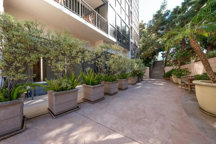 OUTSIDE PATIO AREA RETUNING FROM POOL AND SPA