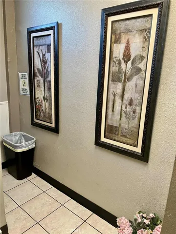 women's bathroom, toilet around corner