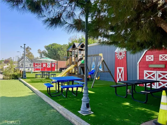 backyard kids playground area