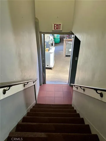 exit from sanctuary leading to dining area