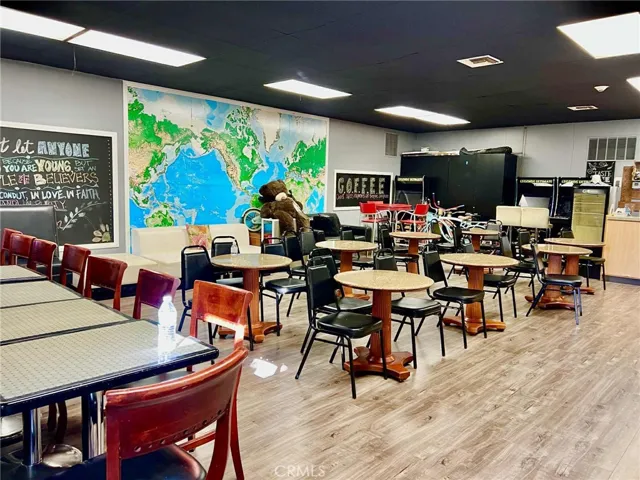 entrance to classroom from dining area