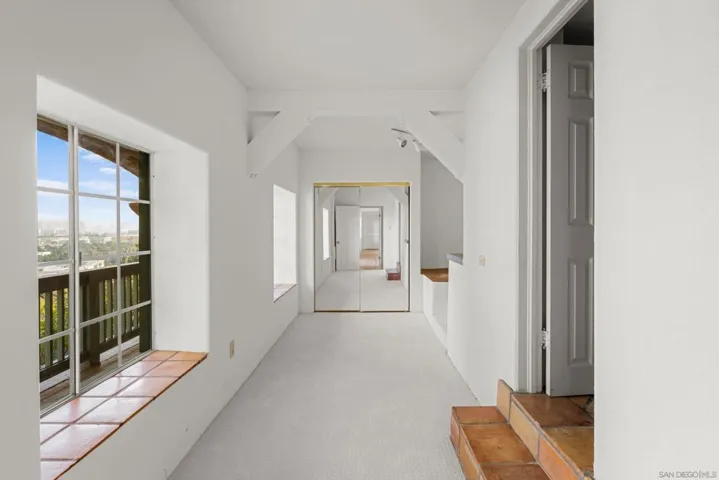 Downstairs with it's own full bathroom