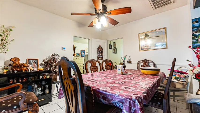 Dining room area
