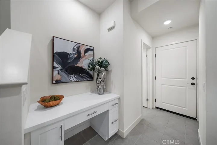 Staged- Built In Desk