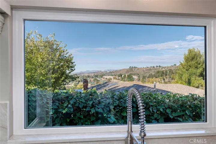 Kitchen sink view! W