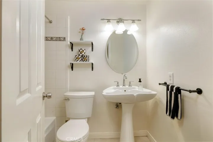 Secondary bathroom