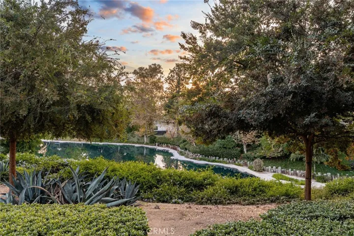 Sounds of the waterfall from the patio are relaxing.