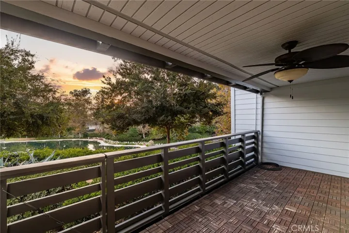Oversized patio great to enjoy the view while dining outside
