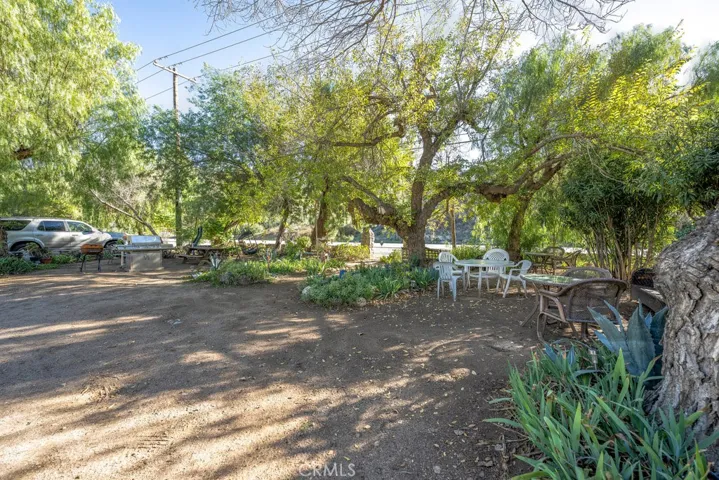 Parking area Motel. Outdoor BBQ