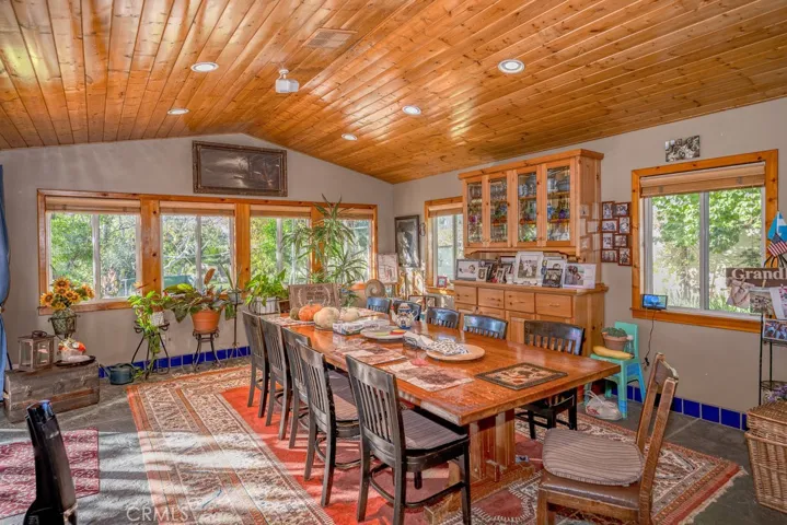 Dining room seating for 12