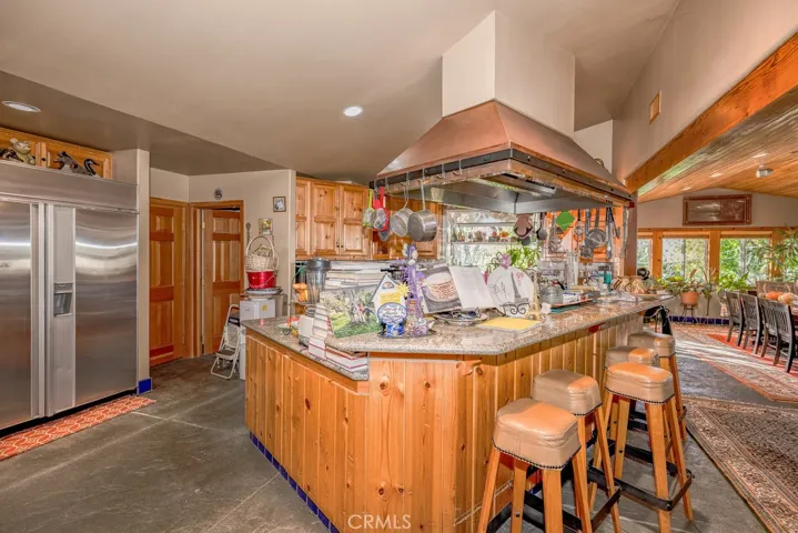 Kitchen with view to dining room