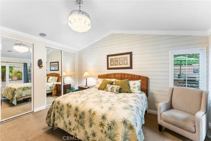Primary Suite with slider to back yard