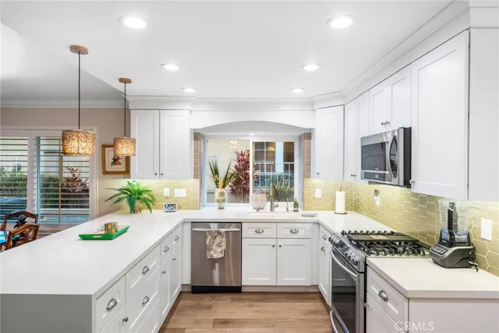 Upgraded Kitchen Open to the Dining Room